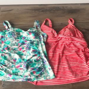** 2 beautiful tankini tops**